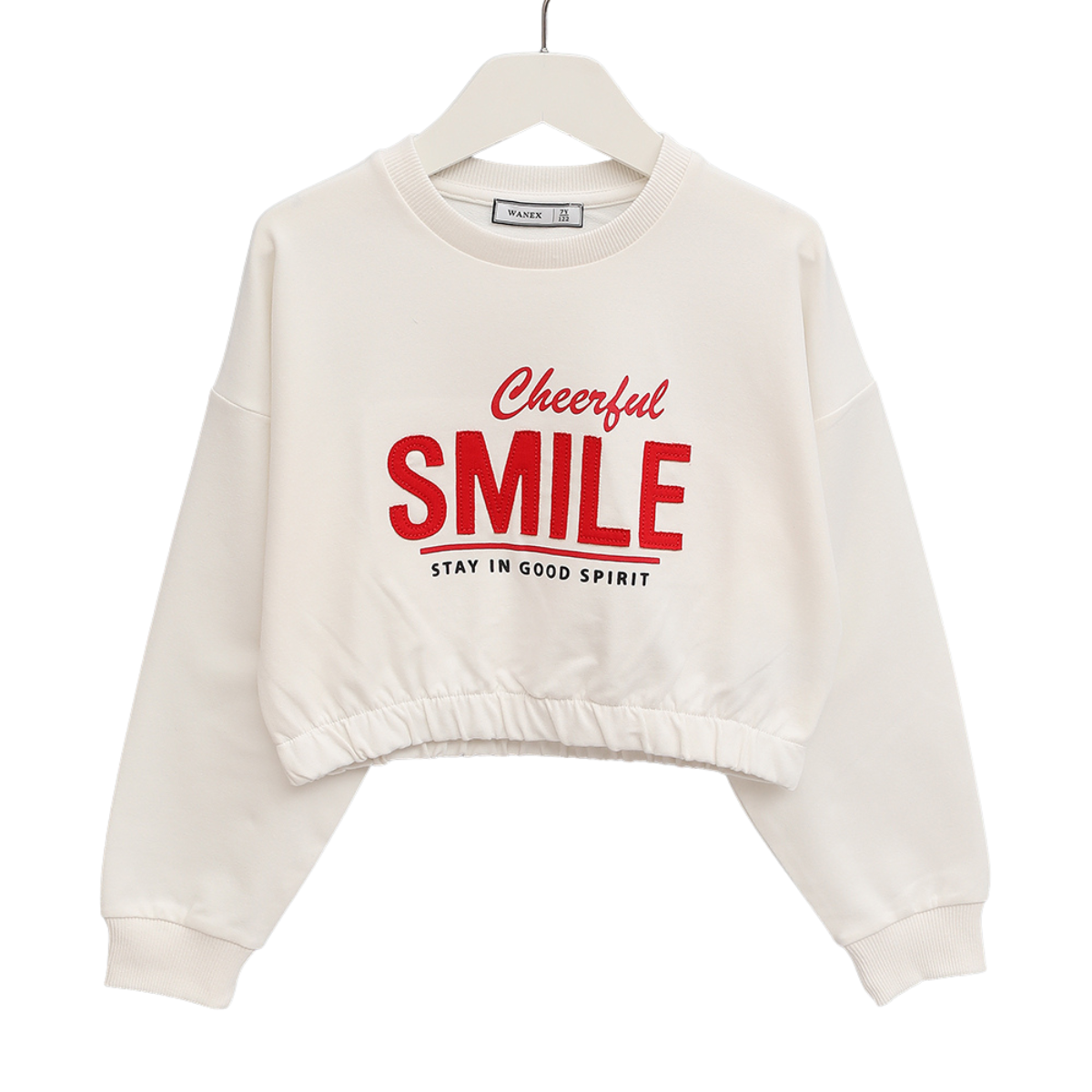 Mädchen Crop Sweatshirt – modern, lässig und bequem