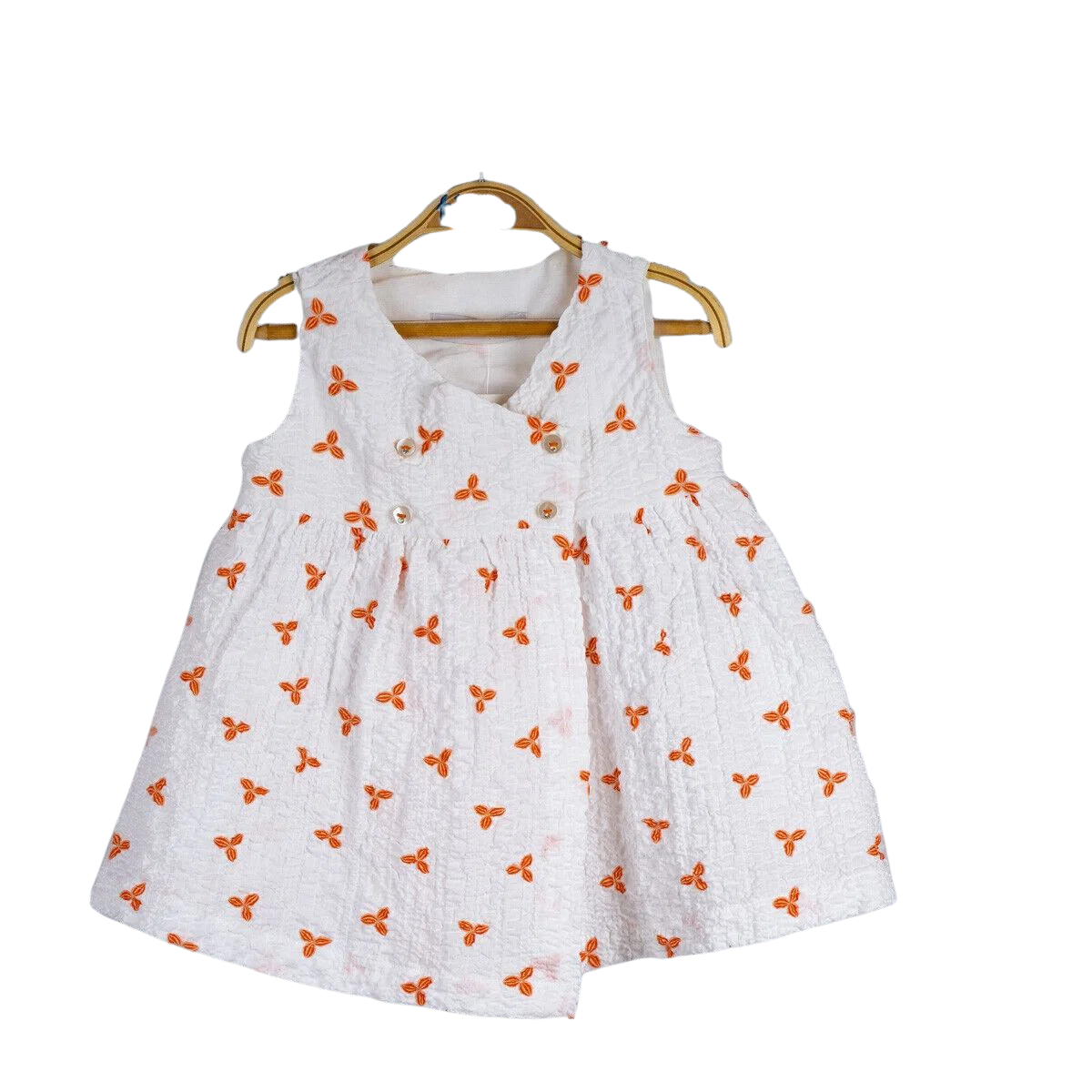 Baby Mädchen Kleid aus 100% Baumwolle – leicht, luftig und elegant