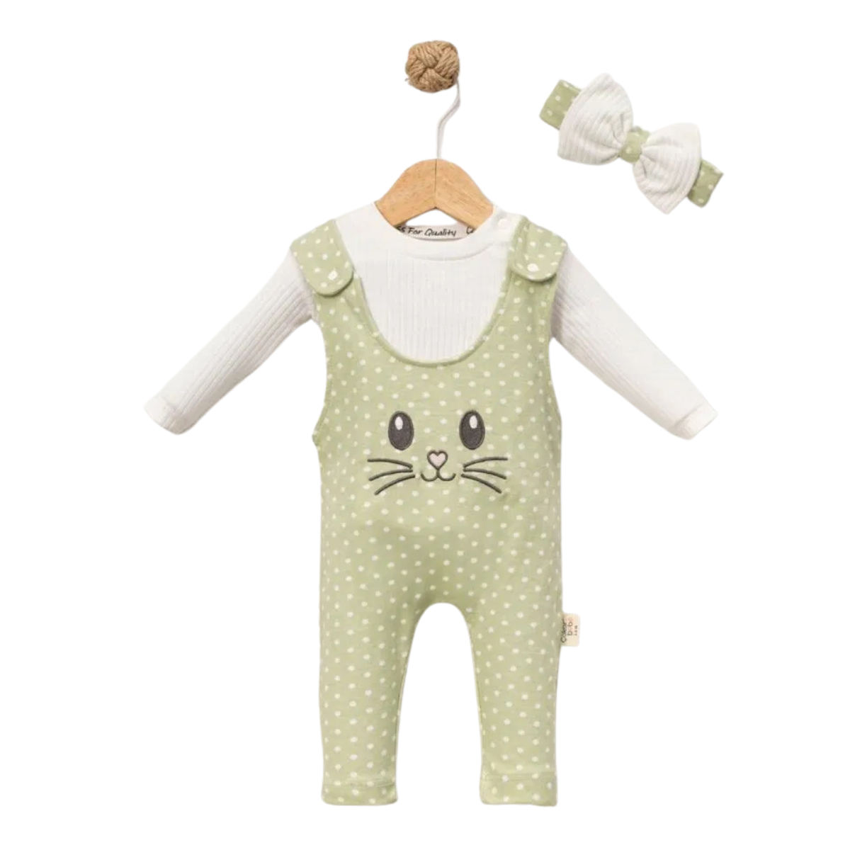 Baby Mädchen Set „Hase“ – süß, weich & verspielt