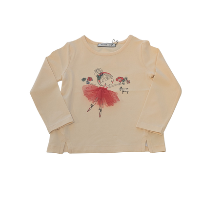 Mädchen Langarmshirt – verspielte Motive & zarte Farben