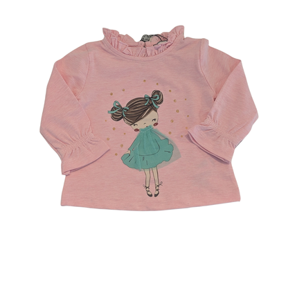 Mädchen Langarmshirt – verspielte Motive & zarte Farben