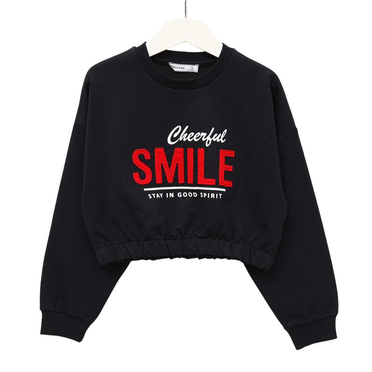 Mädchen Crop Sweatshirt – modern, lässig und bequem