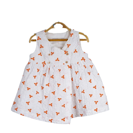 Baby Mädchen Kleid aus 100% Baumwolle – leicht, luftig und elegant