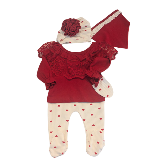 Baby Mädchen Set – romantisch, weich und einfach bezaubernd