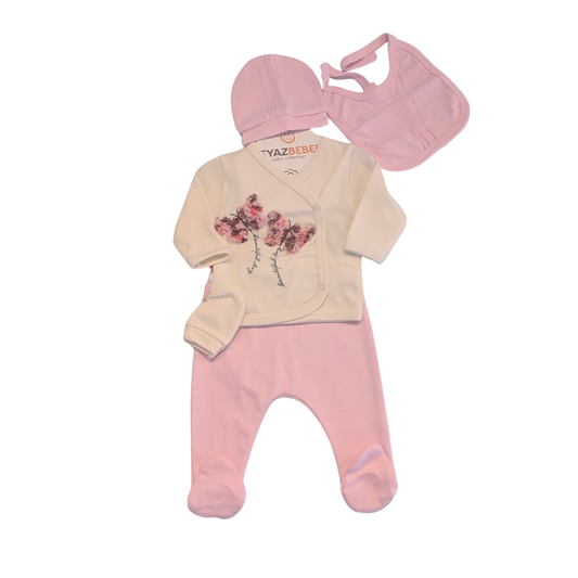 Baby Mädchen Set 62 – elegant, zart und kuschelig weich