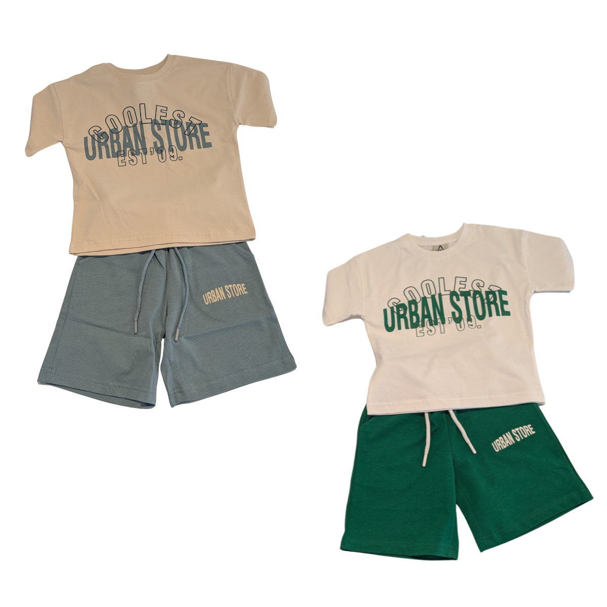 Jungen Sommer-Set „Urban Store“ – lässig, bequem und perfekt für warme Tage