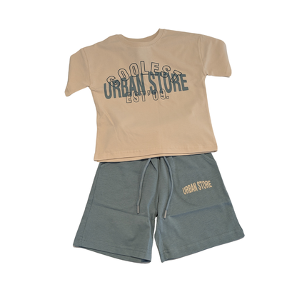 Jungen Sommer-Set „Urban Store“ – lässig, bequem und perfekt für warme Tage