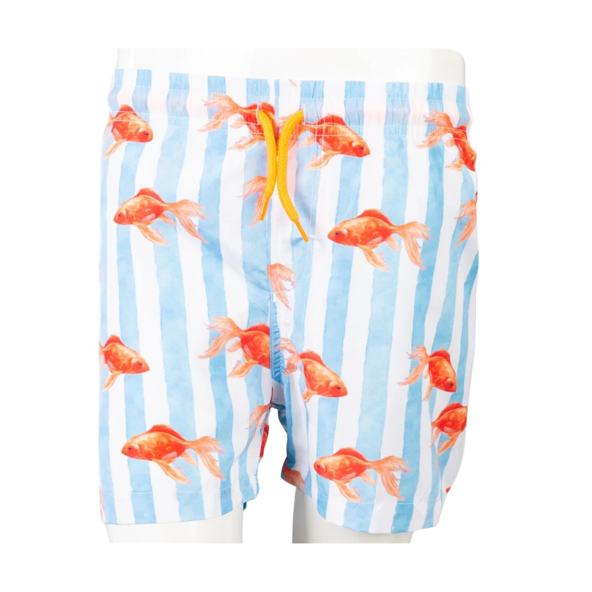Badehose Jungen 98–146 – leichte Kinder Badeshorts mit Fisch Design