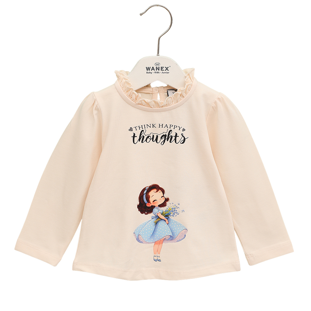 Mädchen Langarmshirt – verspielte Motive & zarte Farben