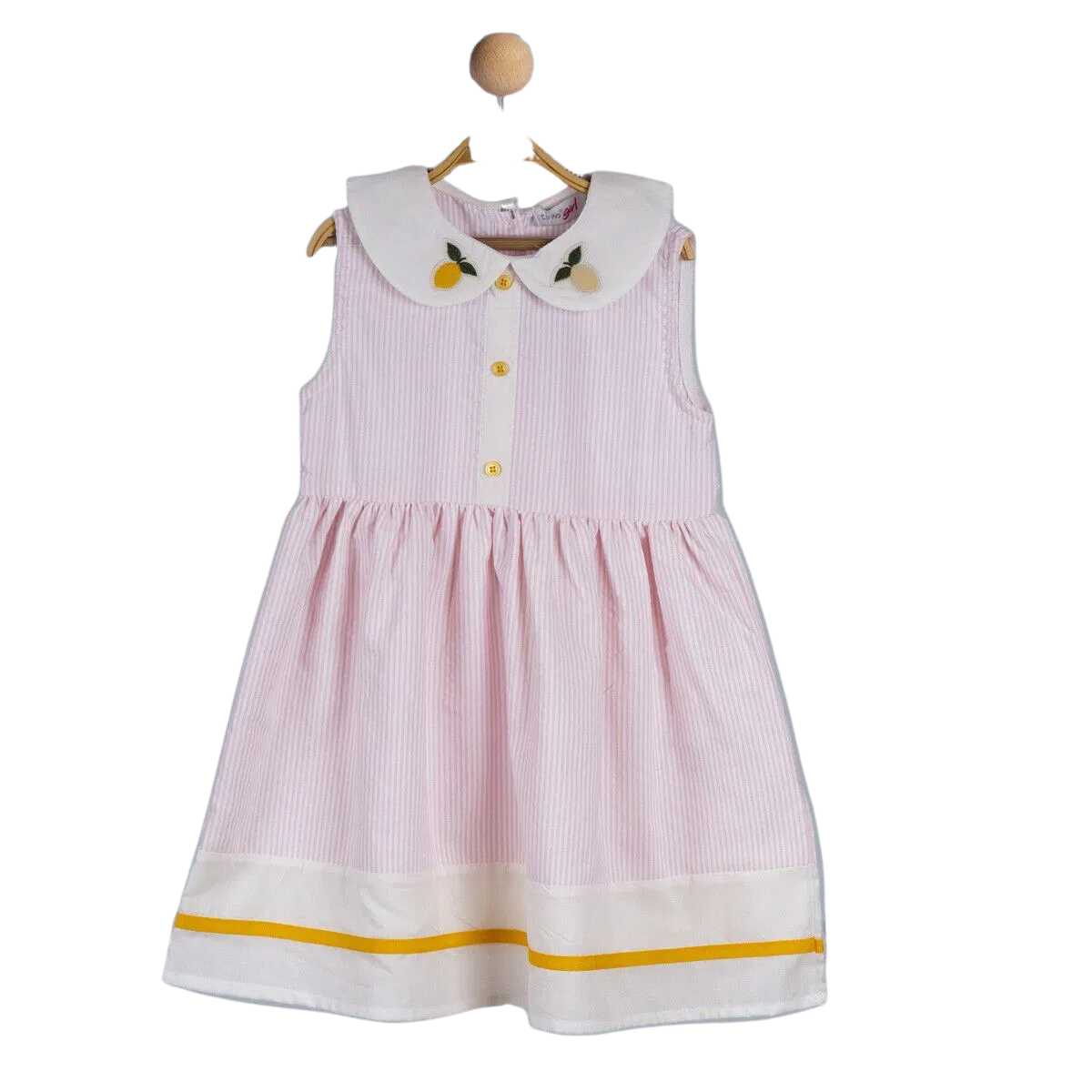 Mädchenkleid mit Zitronen-Detail – sommerlich & mit italienischem Flair