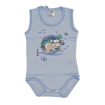 Baby Body ohne Ärmel – weich, bequem & mit süßen Motiven