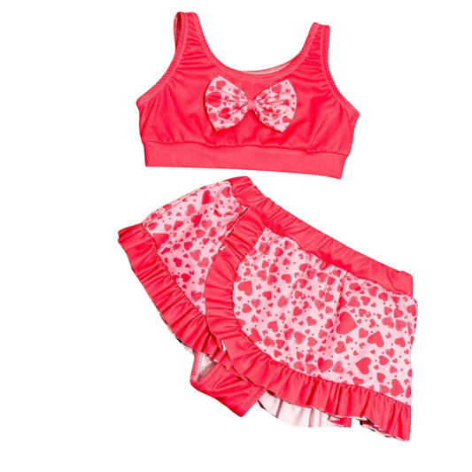 Mädchen Badeanzug Set (3–7 Jahre) – süß, verspielt & perfekt für den Sommer